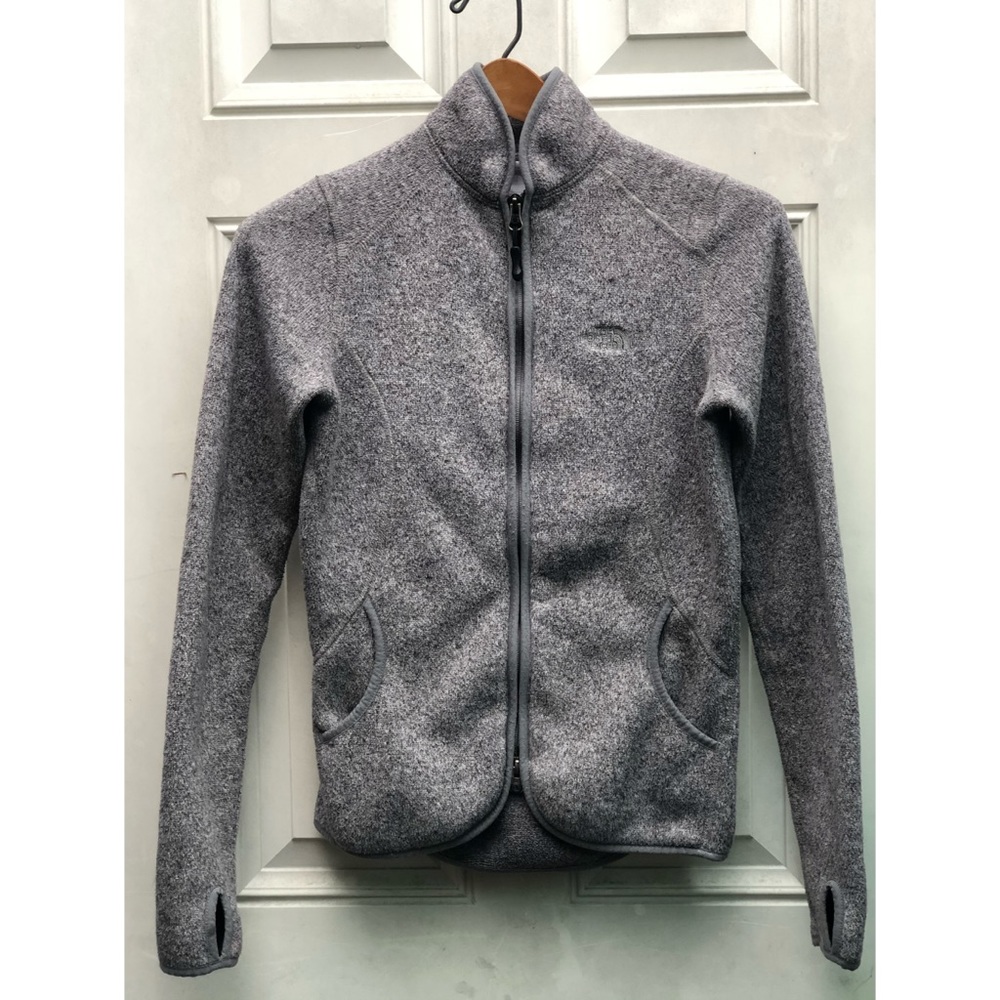 North Face Women’s Gray Fleece Jacket Size XS